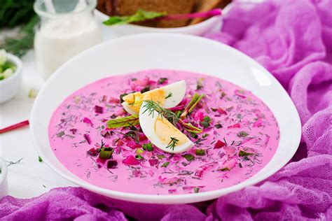 cold beet zupa.